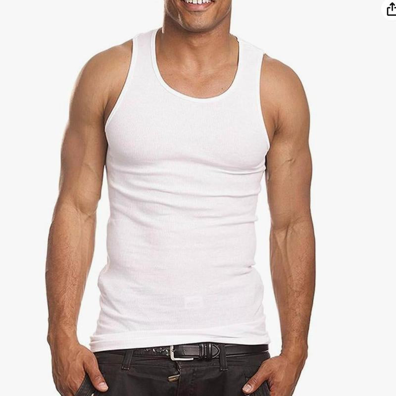 PRO 5 Men'S A-Shirt Muscle Tank Top,Gym Work Out, 3 PACK